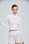 Заказать Кроп-топ на молнии "Street White" в интернет-магазине спортивной одежды SPORTANGEL